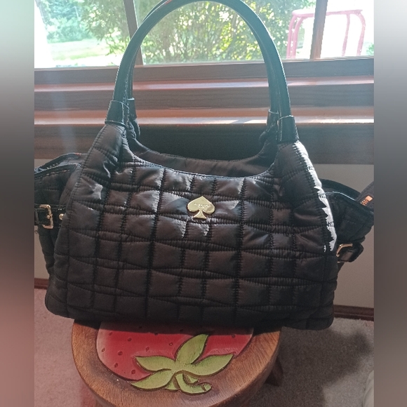 kate spade Handbags - Kate Spade Black Quilted Shoulder Bag